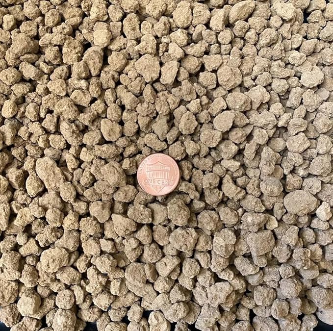 Genuine Japanese Hard Ibaraki Akadama for Bonsai Succulent Soil - Medium Grain 2 gal.