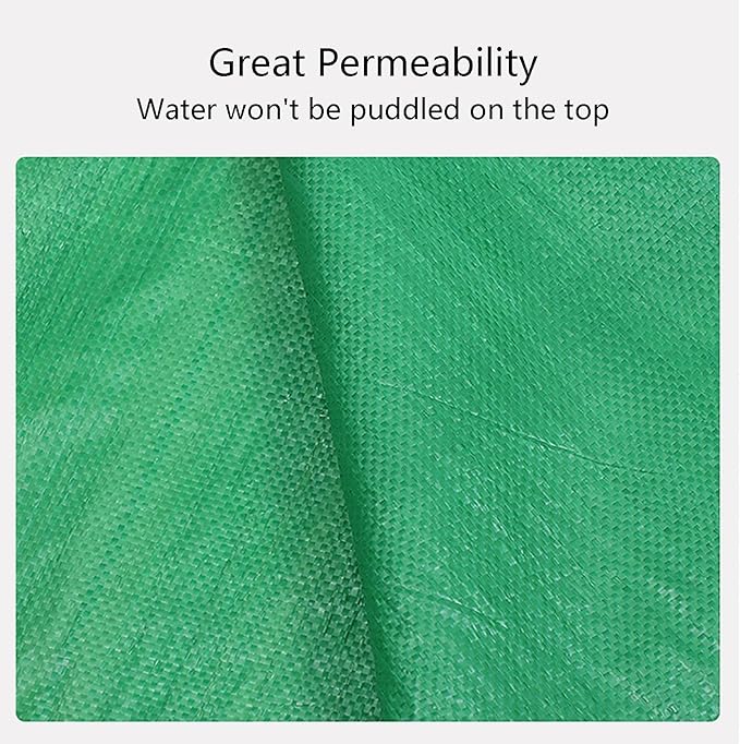 Weed Control Membrane High Permeability Weed Barrier Fabric Resistant Garden Underlay Weed Control Mat for Artificial Grass Patios Paths Flower Beds