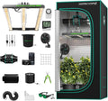 MARS HYDRO 3x3 Smart Grow Tent Kit Complete System150W FC1500 Samsung LM301H Grow LightApp Dimming Control1680D High Reflective Mylarwith Smart WiFi App Control Ventilation System10 Speed Fan