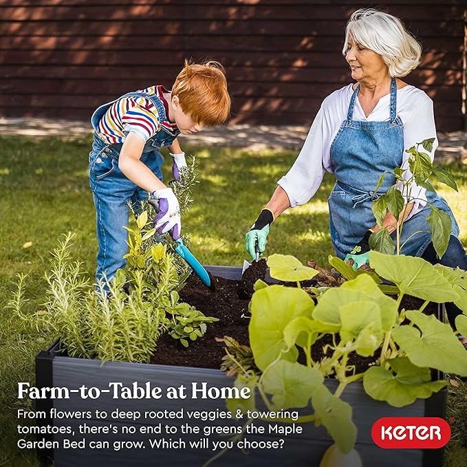Keter Maple Raised Garden Bed