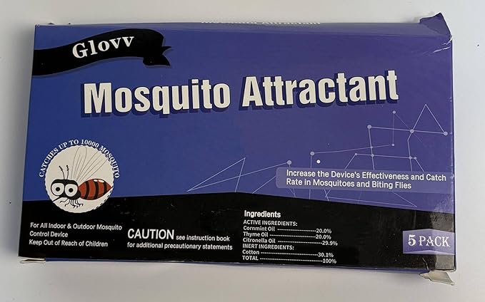 6 Pack Mosquito Attractant Bait Refill Mosquito Bait Lure for Bug Zapper &amp Fly Traps Compatible with All Flying Insect Mosquitoes Trap