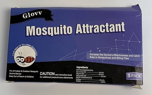 8 Pack Mosquito Attractant Bait Refill Mosquito Bait Lure for Bug Zapper &amp Fly Traps Compatible with All Flying Insect Mosquitoes Trap
