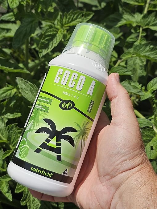 Nutrifield Coco Coir Mega Brick + Coco A&ampB Liquid Plant Nutrients 500ml