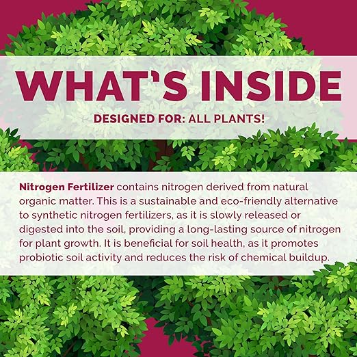 Bloom City's Organic Nitrogen - Liquid Fertilizer for Lawns - Nitrogen Fertilizer for Lawns &amp Gardens Quart (32 oz)