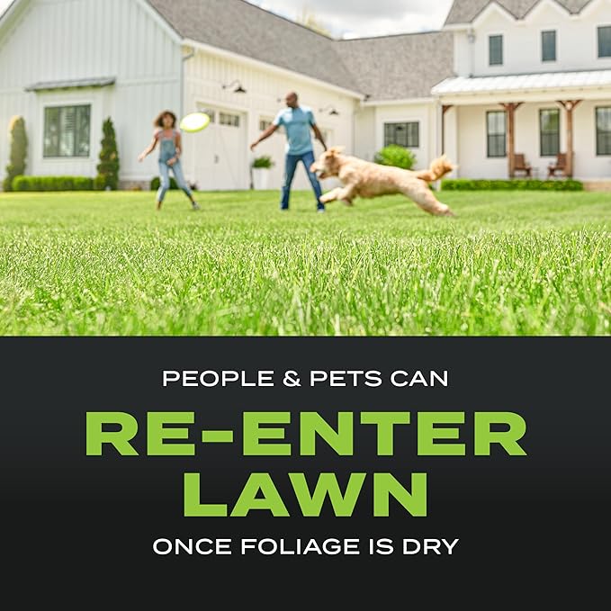Scotts Turf Builder Triple Action for Moss Control - Moss Killer and Lawn Fertilizer Lawn Care Covers Up to 8000 sq. ft. 40 lb.