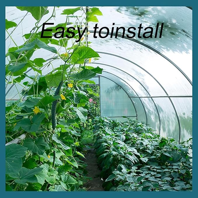 3.2x32.8ft Clear Polycarbonate Roof Panel UV Resistant Impact Resistant Cover for Pergola Greenhouse Outdoor Gardening Shed Canopy Easy Cut Acrylic Plastic Sheet (Clear)