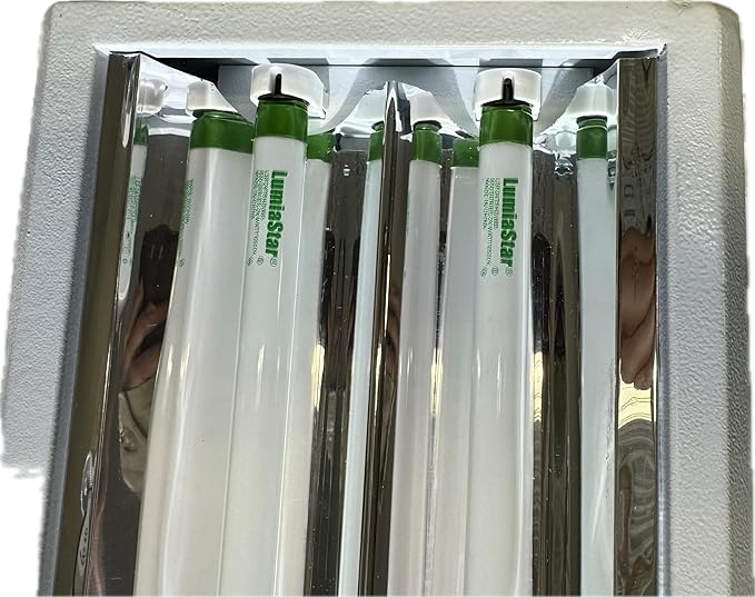 4 Ft 2 Bulb 100W T5 Grow Light Panel 6500K Full Sun 10000 Lumen 120V