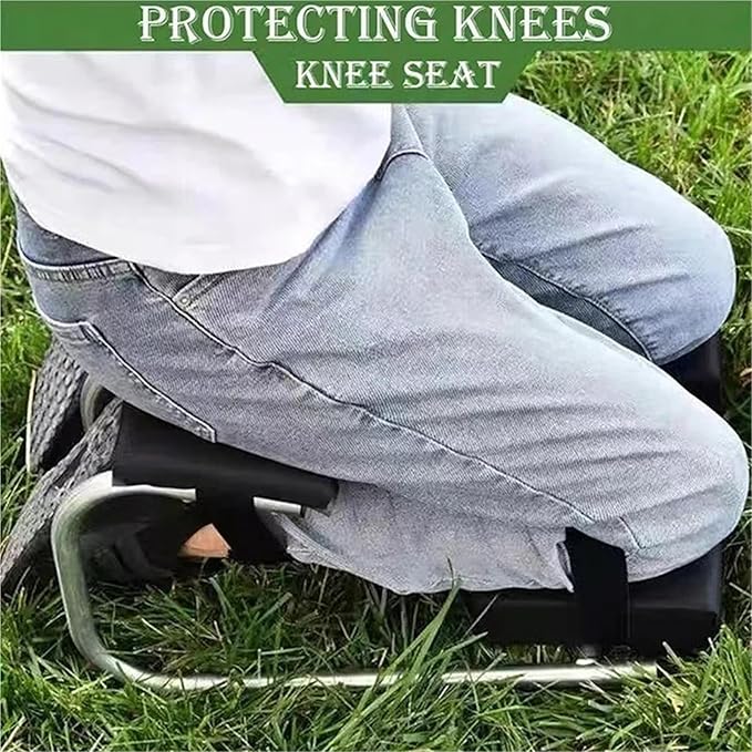 Garden Kneeler Seat Gardening Knee Seat Protecting Knees Portable Kneeling Stool Wearable Foam Pad Mat Labor-Saving Tools for Farm Work(Color 1-Style 2)