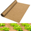 Biodegradable Paper Weed Barrier Roll Thickened Tear Resistance Garden Weed Barrier Heavy Duty Garden Paper Weed Control Landscape Paper Mulch Weed Mat for Outdoor Garden Lawn (4 x 100 FT)