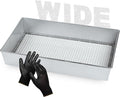 Soil Sifter Wide Size (17.5 x 11.5 inches) with 3/8-inch Mesh Garden Sieve for Dirt Sand Rocks and Compost