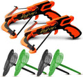 [2 Pack] Fly-X-Treme Fly Hunting Wooden Bug Gun Set – Accurate Fly Shooter with 2 Arrows