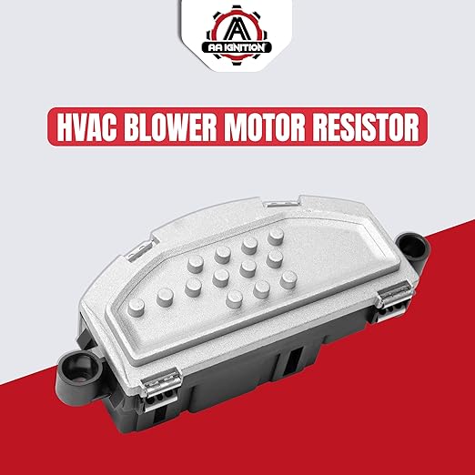 Front HVAC Blower Motor Resistor Replacement by AA Ignition - Fits Chrysler Dodge and Jeep Vehicles - 2014-2023 300 Challenger Charger Durango Grand Cherokee - Replaces 68224171AA 984-498
