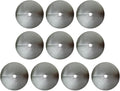 10 Pieces Tree Mulch Rings for Weed Control Fruit Tree Protector Thickened Plant Cover Growth Resistant Weed Barrier Fabric Argent