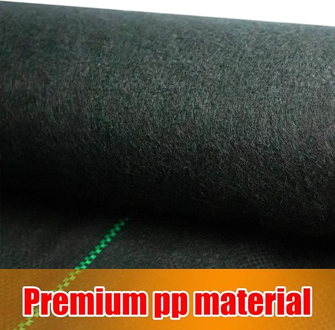 Ogrmar 3FTx100FT Weed Barrier Fabric 5oz Premium Garden Landscape Fabric Heavy Duty &amp Easy Setup Ground Cover for YardGardenFlower BedOutdoor Project