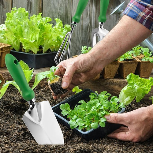 11 Piece Garden Tool Set with Gloves Bag Gardening Tools Kit for Women Men
