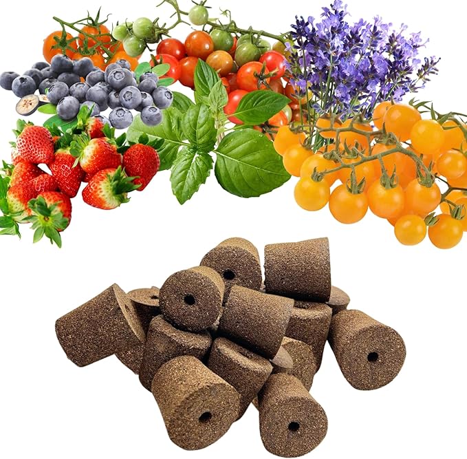 20pcs Grow Sponges Seedless Replacement Seed Pods Compatible with Click and Grow Smart Garden Refill Seed Starter pod for Hydroponics Growing System Supplies