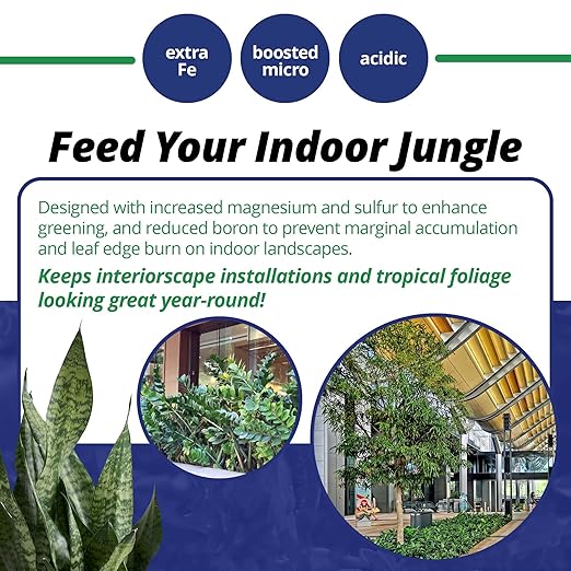 Jack's Professional 21-7-16 Interiorscape Special Water-Soluble Fertilizer with Micronutrients for Enhanced Growth in Tropical Plants 25lbs