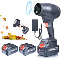 mini Cordless Dry Blower Small Leaf Blower Turbo Blades130000RPM with 2 Batteriesfor Blowing dust Leaves Keyboards mainframes car Indoor Outdoor Lightweight
