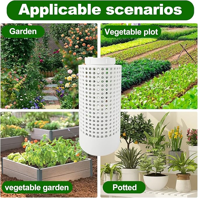 2 PCS Inground Worm Composter Inground Worm Farm Compost Bin Kit for Raised Garden Beds at Home Farm Compost Bin for Garden Reducing Food Waste Composting Systems Sustainable Worm Composter.