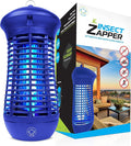 Livin’ Well Blue Bug Zapper Indoor Outdoor - 4000V High Powered Electric Mosquito Zapper Home Patio 1500 Sq Ft Range Fly Trap18W UVA Bulb Mosquito Killer Lamp Insect Bug Light
