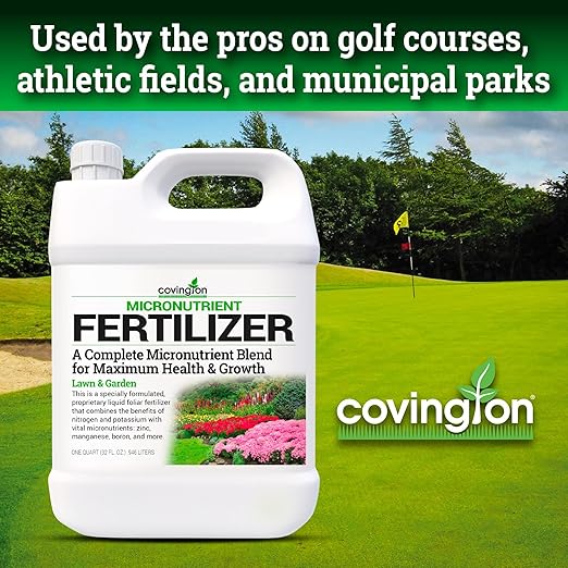 All Purpose MicroNutrient Plant Food &amp Lawn Fertilizer Indoor/Outdoor/Hydroponic Liquid Plant Food Growth Boosting MicroNutrients for House Plants Lawns Vegetables &amp Flowers (32oz.) USA M
