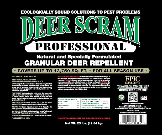 Epic Deer Scram Professional Repellent 25lb Bucket