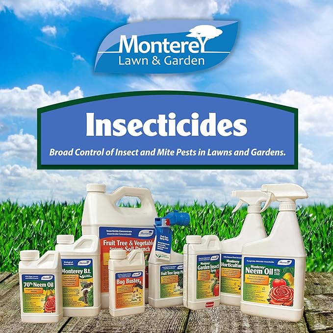 Monterey Mosquito Control - Indoor and Outdoor Insect Killer - Apply with Sprayer - 1 Quart Concentrate