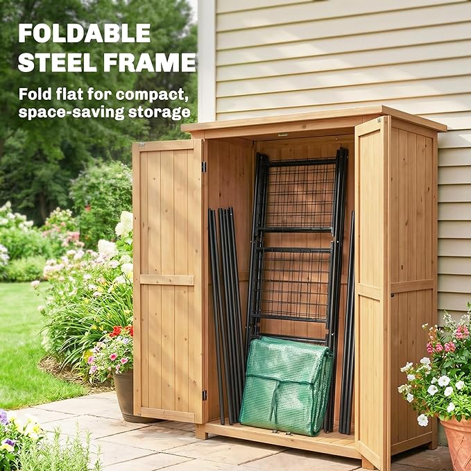 Outsunny 4.7' x 2.3' x 6.2' Small Greenhouse for Outdoors 3 Tiers 6 Shelves Portable Greenhouse with UV-Resistant PE Cover Walk-in Green House with Roll-Up Door Green