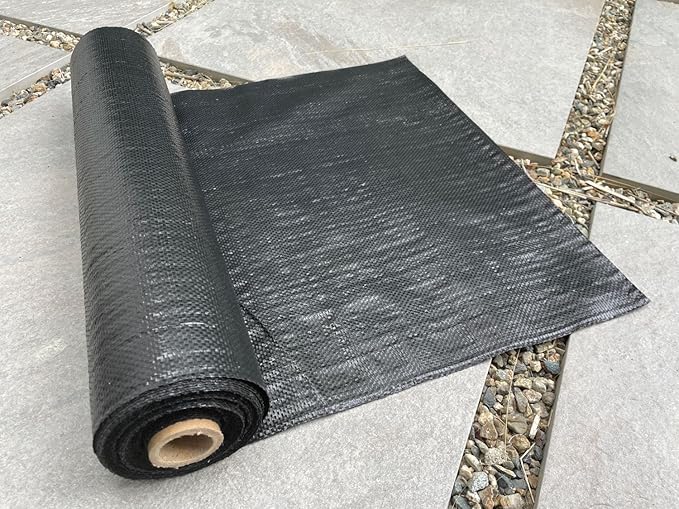 Sandbaggy 18 inch Landscape Fabric | 40 Year Fabric | for Weed Barrier Ground Cover Garden | Heavy Duty Commercial Grade | Approved by DOT | 18 in x 100 ft Roll Size (10 Rolls)