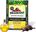 Nature's MACE Mole and Vole MACE Mole Deterrent for Yard Mole Repellent for Lawns Keep Moles Out of Garden Castor Oil Granules Vole Repellent Outdoor Plant &amp Pet Safe 22 lb Bag 17600 Sq F