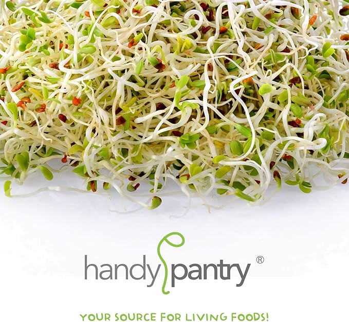Handy Pantry Pro Micro Jute Microgreens Grow Mats 10x10 Inches for 1010 Growing Trays - Pack of 10 Pads - Hydroponic Grow Media for Micro Greens &amp Wheatgrass