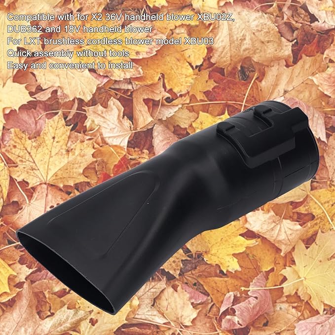 Kadimendium Flat End Nozzle Attachment for X2 36V 18V Handheld Blower Outdoor Power Tools XBU02Z XBU03 DUB362 Leaf Accessories