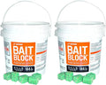 JT Eaton 709-PN Bait Block Rodenticide Anticoagulant Bait Peanut Butter Flavor for Mice and Rats (Pail of 144) (2 Pails of 144)