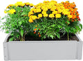 Raised Garden Bed Outdoor Planter Box Large Rectangular Planter for Outdoor Patio/Porch Durable All-Weather Use with Water Storage Long-Lasting