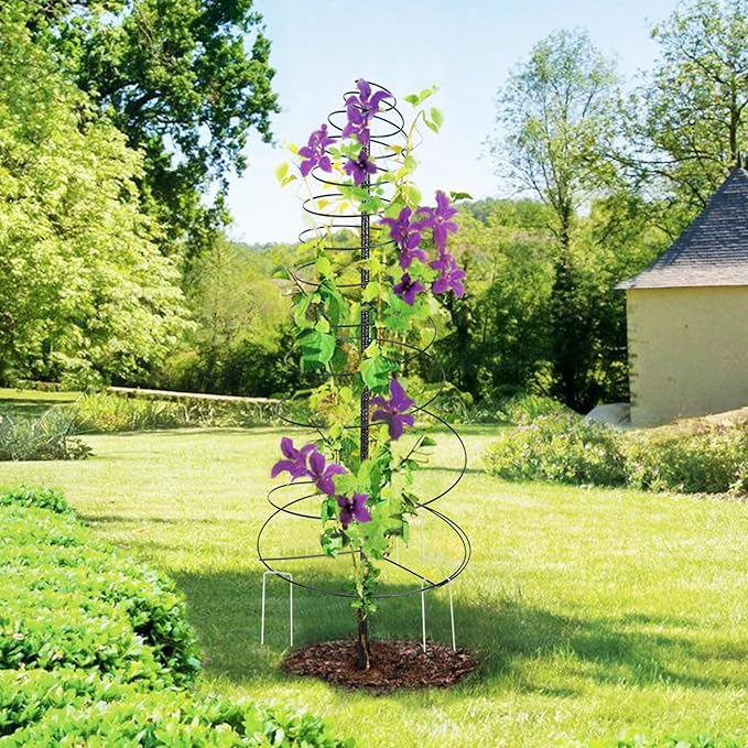 Trellis for Climbing Plants Outdoor2 Pack Plants Trellis 44 inch Support Metal Garden Trellis for Plants Flowers Light Vegetables Vine Support