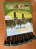 Mole Repellent for Lawns 8 Pack Solar Powered Mole Repeller Ultrasonic Gopher Deterrent Outdoor Waterproof Vole Vibration StakesSonic Spike for Rodent Groundhog Snake Chipmunk