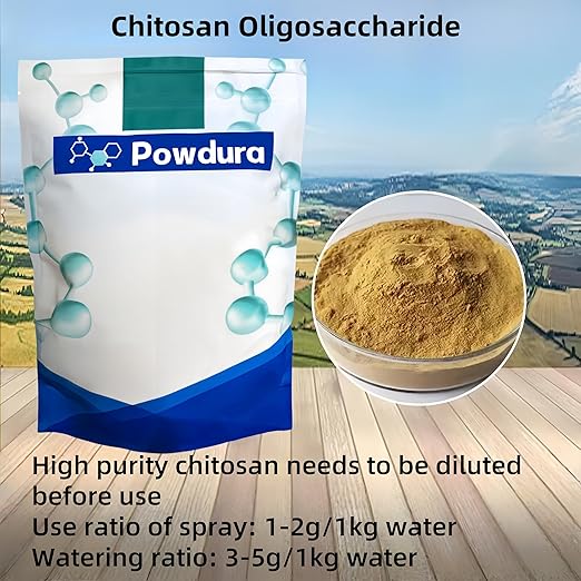 Chitosan OligosaccharideAgricultural Grade Water-SolubleFertilizer for Plants Fruits and Vegetables (100g/3.5oz)