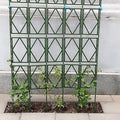 Modern Geometric Grid Plant Trellis - Green Foldable Garden Trellis Suitable for Climbing Support Vines Roses Potted Plants Flowers(W60xH180CM(2.0x5.9FT))