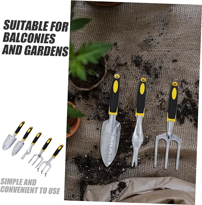 UPKOCH 1set Hand Shovel Garden Tool Set Sturdy Multi-use Spade and Trowel for Planting Weeding and Soil Loosening Compact for Houseplants and Potted Flowers