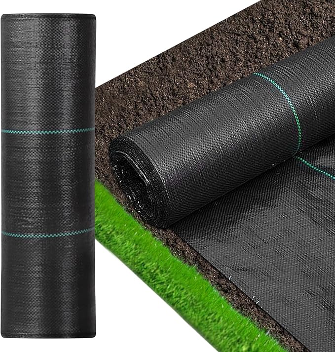 6ft x 300ft Weed Barrier Landscape Fabric Heavy Duty3.2 oz Weed Blocker Garden Ground Cover FabricGarden Control ClothGround Cover with Woven Weed ClothDurable Landscaping Fabric