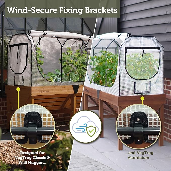 VegTrug® Small Classic Greenhouse Frame &amp Multi-Cover Set