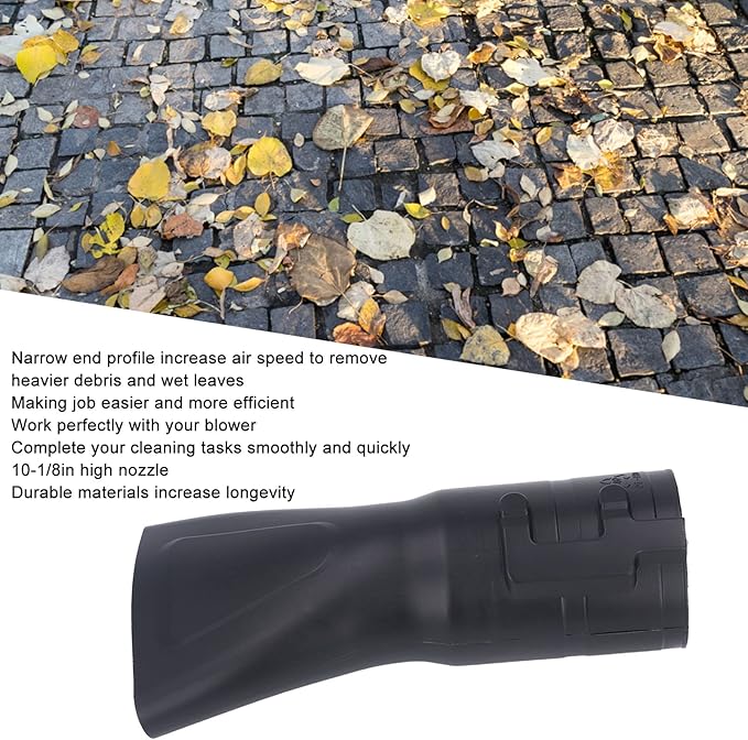 Kadimendium Flat End Nozzle Attachment for X2 36V 18V Handheld Blower Outdoor Power Tools XBU02Z XBU03 DUB362 Leaf Accessories
