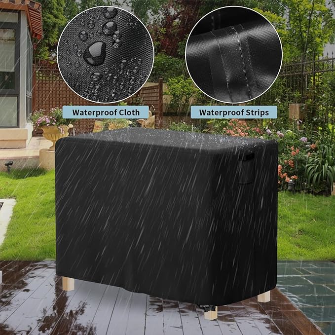 Outdoor Raised Garden Bed Cover for Winter (Only Cover)Waterproof Raised Planter Boxes Stand Covers - 97 x 25 x 32 inch