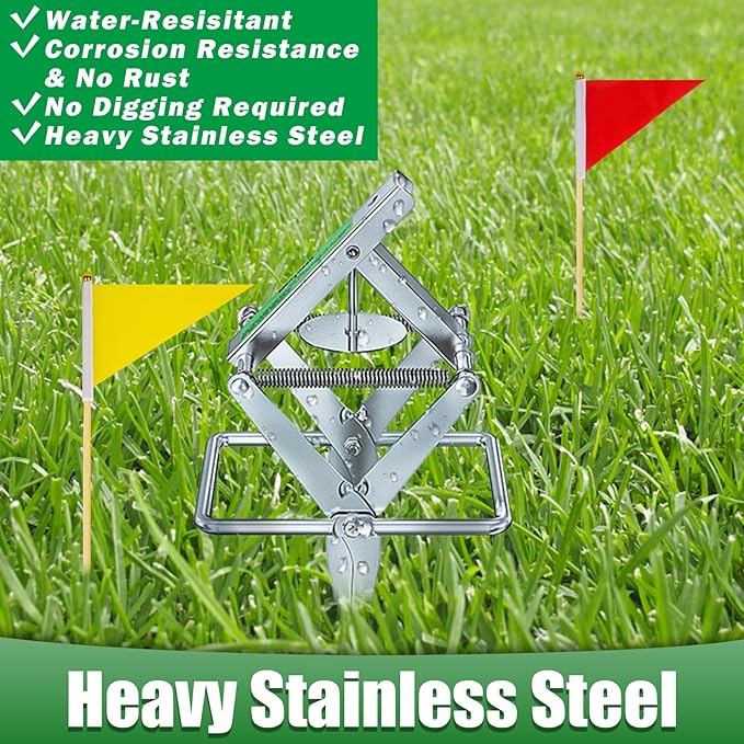 2 Pack Mole Traps That Kill Best Vole Traps Outdoor Use Scissor for Lawns Mole Trap Easy to Set Galvanized Steel Reusable Quick Capture Gopher
