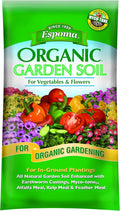 Espoma Organic Vegetable &amp Flower Garden Soil Natural and Organic in Ground Planting Mix. Use when Planting &amp Transplanting. For Organic Gardening. 1 Cubic Foot Bag