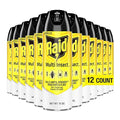 Raid Multi Insect Killer Aerosol Kills Ants Spiders Roaches and Flies No Lingering Chemical Odor Indoor and Outdoor Use 15 Ounce (Pack of 12)
