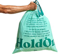 HoldOn 13-Gallon Trash Bags – Plant-based Tall Kitchen Trash Bags with Drawstring Handles for Tall Trash Bins Heavy-duty and Compostable Large Trash Bags (40 bags)