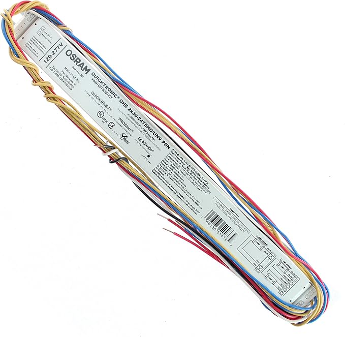 SYLVANIA 51478 - QHE 2X39-24T5HO/UNV PSN T5 Fluorescent Ballast