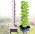 Hydroponics Tower Garden Hydroponic Growing System for Indoor Herbs Fruits and Vegetables - Aeroponic Tower 15 Layer 45 Plant Sites with Hydrating Pump Adapter Net P