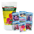 SUPERthrive Organic 4-4-4 All-Purpose Fertilizer Solid Granular and Ferry-Morse English Cottage Perennial Garden Seed Variety Pack